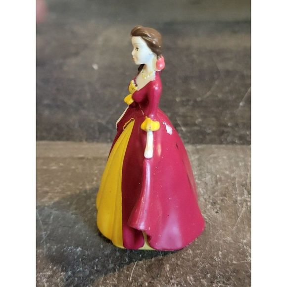 Disney Belle red dress formal princess Pixar toy figure - Picture 2 of 4
